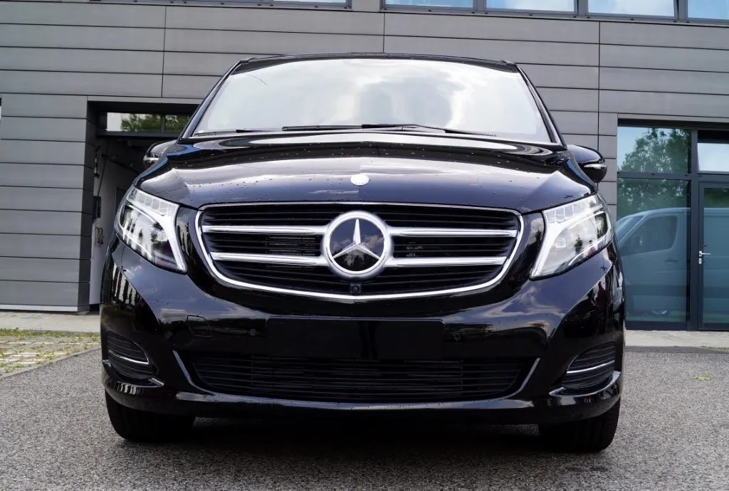 Illustrative Mercedes V-Class business van