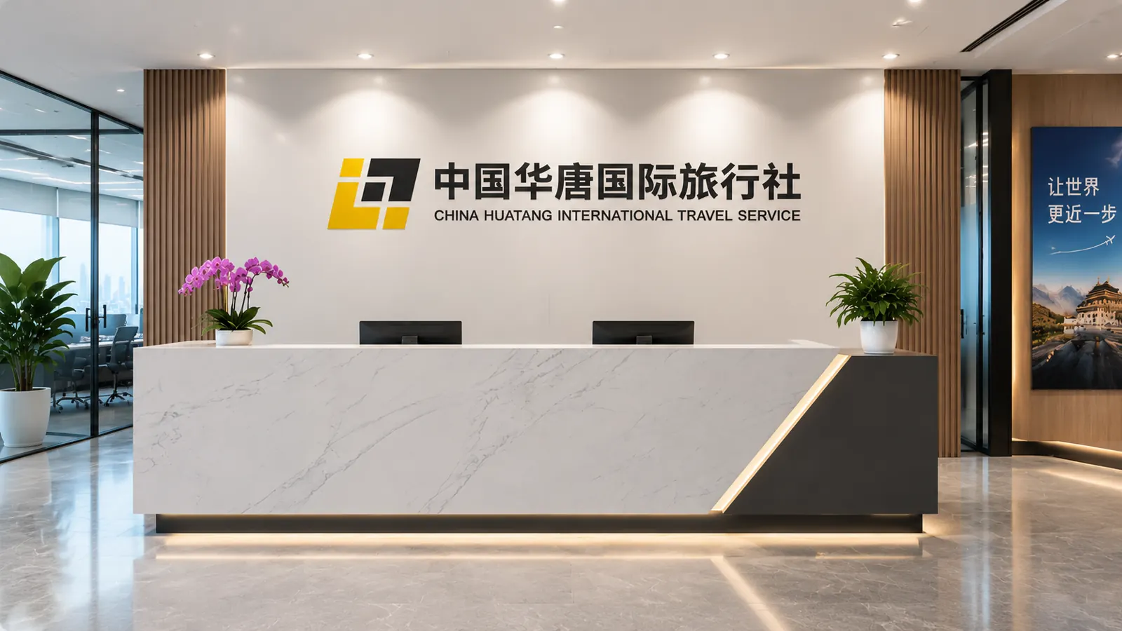 Huatang reception supplied by the client